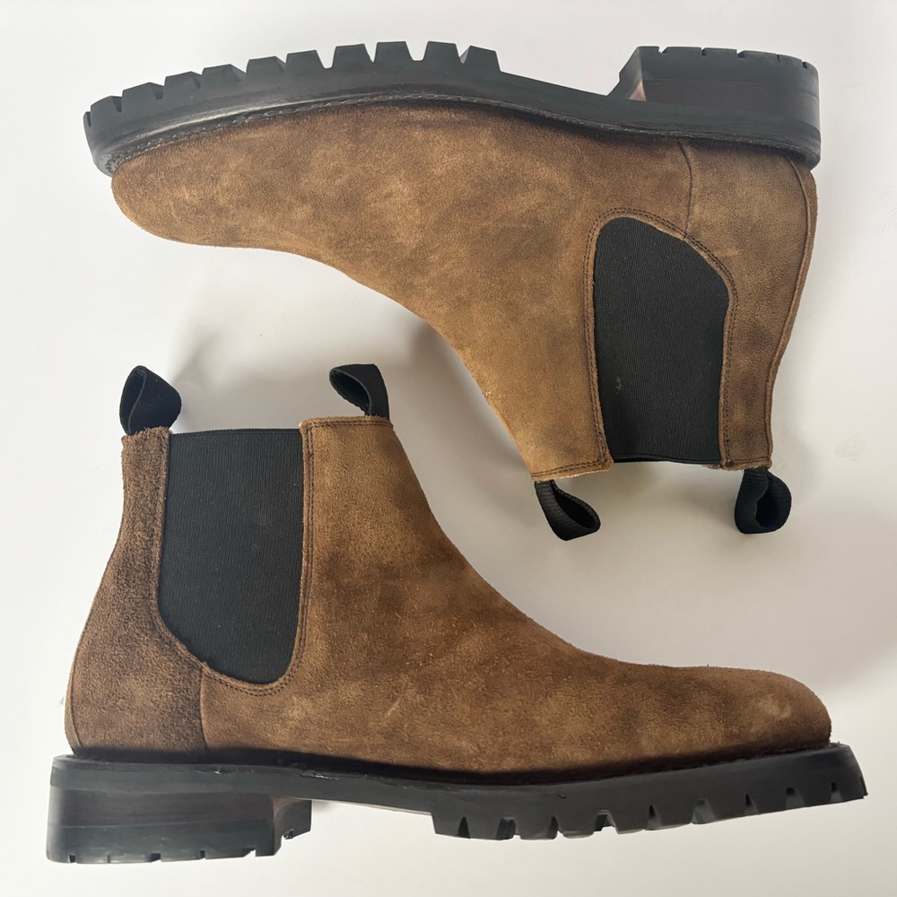 Rhodes Jackson Leather Lug Sole Chelsea Boots - Picture 3 of 14